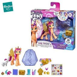 Jouets mignons Hasbro My Little Pony figurine Alicorn dessin animé ensoleillé aventure en