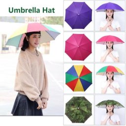 Parapluie coupe-vent pliant portable chapeau de pêche pare-soleil équipement de pluie extérieur