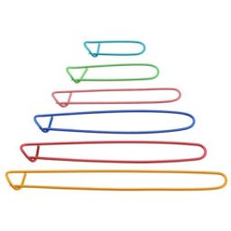 Lot d'aiguilles à tricoter en aluminium lot de 2 ou 6 pièces pinces de sécurité crochets