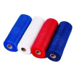 4 rouleaux de ruban en maille pour bricolage rouleaux de décoration de noël emballage artisanal