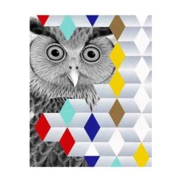 Patch imprimé hibou en vrac pour vêtements accessoires broderie Logo Animal autocollants pour