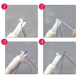 Enfile-aiguille pratique Machine à main dispositif de fil automatique outil de Quilting pour