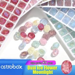 Strass en Verre K9 pour Décoration de Nail Art CitroGems N64.Décoration Brillantina Ongles Dam DIY