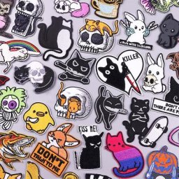 Patch thermocollant animal pour vêtements patchs thermocollants pour vêtements broderie de couteau