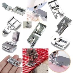 Intermédiaire-Kit de pieds presseurs pour machine à coudre pièces de rechange pour ourlet