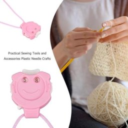 Comptoir de rangée de tricot en plastique artisanat à l'aiguille Crochet corde suspendue pull