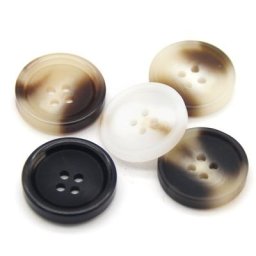 25mm 30mm Grand Résine Imitation Corne Motif Boutons Pour Vêtements Hommes Costume Manteau
