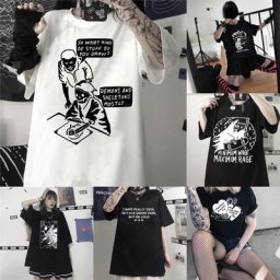 Autocollants Thermo-Adhésifs pour Vêtements Patchs Thermo-Adhésifs à la Mode Y2K Goth Harajuku