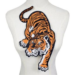 Patch brodé de tigre Animal patchs de couture pour vêtements bricolage couture réparation