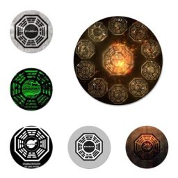 Broche Badge Dharma série TV perdue 58mm accessoires pour vêtements sac à dos décoration cadeau