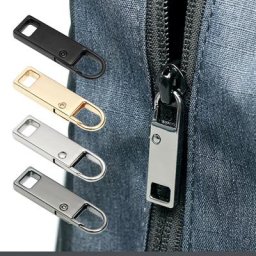 Kit de réparation de fermeture éclair instantanée en métal 2 pièces pour sac de voyage à boucle