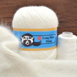 Long fil de vison en peluche pour pull bébé tricot ogo Wol Down laine de cachemire 50 + 20g