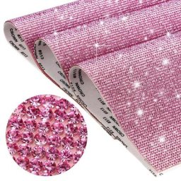 Autocollant scintillant pour décoration de voiture strass en cristal autocollant auto-adhésif à