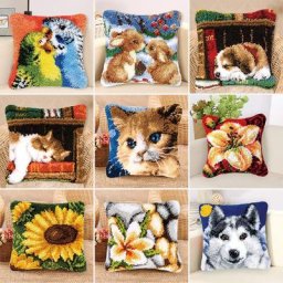 Kit de crochet de loquet Kawaii boutons d'oreiller bouton Kussen Knopen Smyrna coussin GT loquet