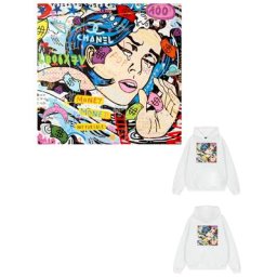 POP-Autocollants amusants en vinyle pour vêtements graffiti artistique patchs de bricolage pour