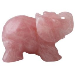 Figurine d'éléphant en pierre de Jade en cristal décor de bureau pour la décoration de la maison