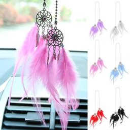 Carillons de voiture lumière Mobile suspendue décoration murale maison Mini pendentifs attrape