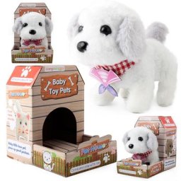 Peluche électrique Interactive pour enfants jouet en peluche doux marche réaliste chien