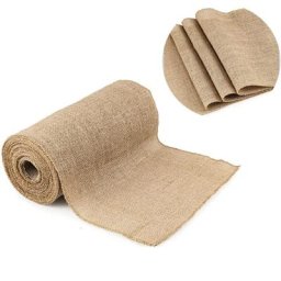 Chemin de Table en toile de Jute 30cm de largeur chemin de Table naturel Vintage toile de Jute