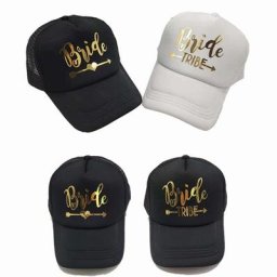 Chapeau de l'Équipe de la Future Mariée Casquette de Baseball Décoration de Mariage Douche des