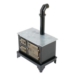 Mini poêle de cheminée échelle 1:12 modèle de maison de poupée accessoires miniatures jouet de