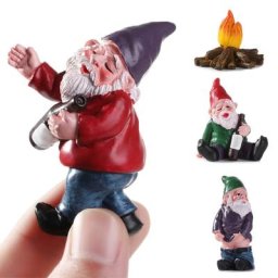 Gnomes miniatures en résine elfes nains ivres micro paysage d'Auckland jardin nickel é terrarium