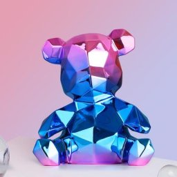 Statue d'ours par galvanoplastie cadeau pour enfant Sculpture d'animal ornement de salon