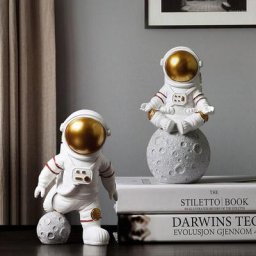 Statue d'astronome l'inventaire en résine figurine Spaceman figurine d'Auckland pour chambre à