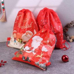 Sac à dos en tissu Non tissé avec cordon de serrage sac pour enfants fournitures pour événements