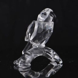 Statue d'animal en verre l'inventaire faite à la main perroquet mignon en cristal figurine