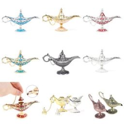 Vintage Aladdin Tea Pot for Children Vintage Lamp Desktop Decor Collection Retro Style Toys