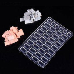 Moule de Mini briques de construction pour maison de poupée jeux faits à la main rouge échelle