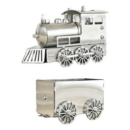 Train Vintage en métal Locomotive de table décor artisanal d'art pour la maison l'école le