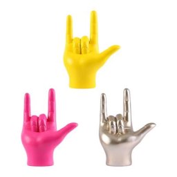 Love You Finger Gesture Statue Figurine Rock Hand Sculpture for Bookshelf Resin Crafts Ornement