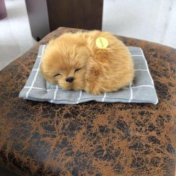 Poupée de chien en peluche jouet de simulation chien endormi voiture décoration cadeau pour