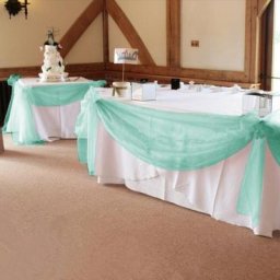 Tissu Organza Vert Menthe 1000x135cm pour Décoration de ix Mariage Jupe de Table Livraison