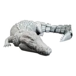 Figurines de crocodile articulées en 3D jouets pour enfants articulations réglables pour la