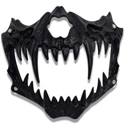 Demi-masques de cosplay d'anime japonais masques de dents de dragon modules de Dieu masques