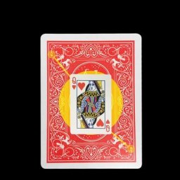 Jeu de cartes multicolore en PVC noir 54 pièces astuces magiques outil 88mm x 63mm Design fluide