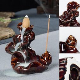 Vente en T pour salle de bain!!! Mini porte-encens de style chinois Eva d'encens en céramique