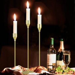 Bougeoirs en métal de luxe supports de mariage ci-après chandelier mode doré exquis