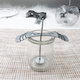 Outil de fixation de mèches de bougie 2 pièces support de mèches de bougie fournitures