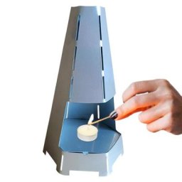 Chauffe-bougie en métal pour cheminée intérieure chauffe-bougie support chauffant pour four