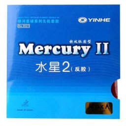 Caoutchouc de tennis de table original YINHE Mercury II/MERistro Y 2 caoutchoucs Galaxy Pips-In