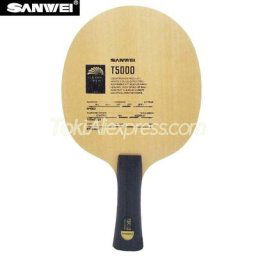 SANWEI Original T5000 CARBON Lame De Tennis De Table (5 + 2 Carbone) Raquette De T-5000 Ping Pong