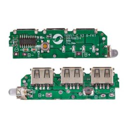 Circuit imprimé de Charge de batterie Lithium 5V 1A 2.1A 3 USB 18650 Module de Charge de batterie