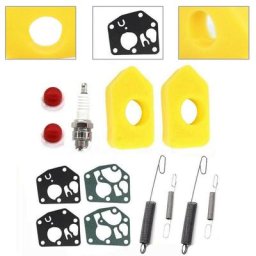 Kit de service de tondeuse à gazon avec bougie d'allumage filtre à air ampoule d'amorçage