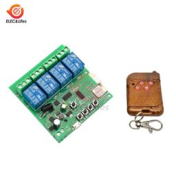 EWelink-Commutateur WiFi intelligent avec citations télécommande sans fil 4 canaux 5V 12V 220V