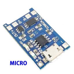 Carte de Protection de batterie au Lithium 1a 18650 Type c/Micro/Mini Module de charge USB TP4056
