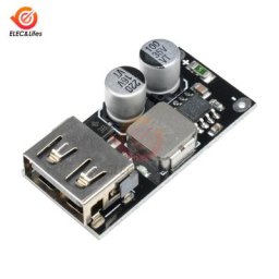 Module de charge Buck convertisseur QC3.0 QC2.0 USB DC-DC DC-DC 10V-32V à 3.8V-12V chargeur